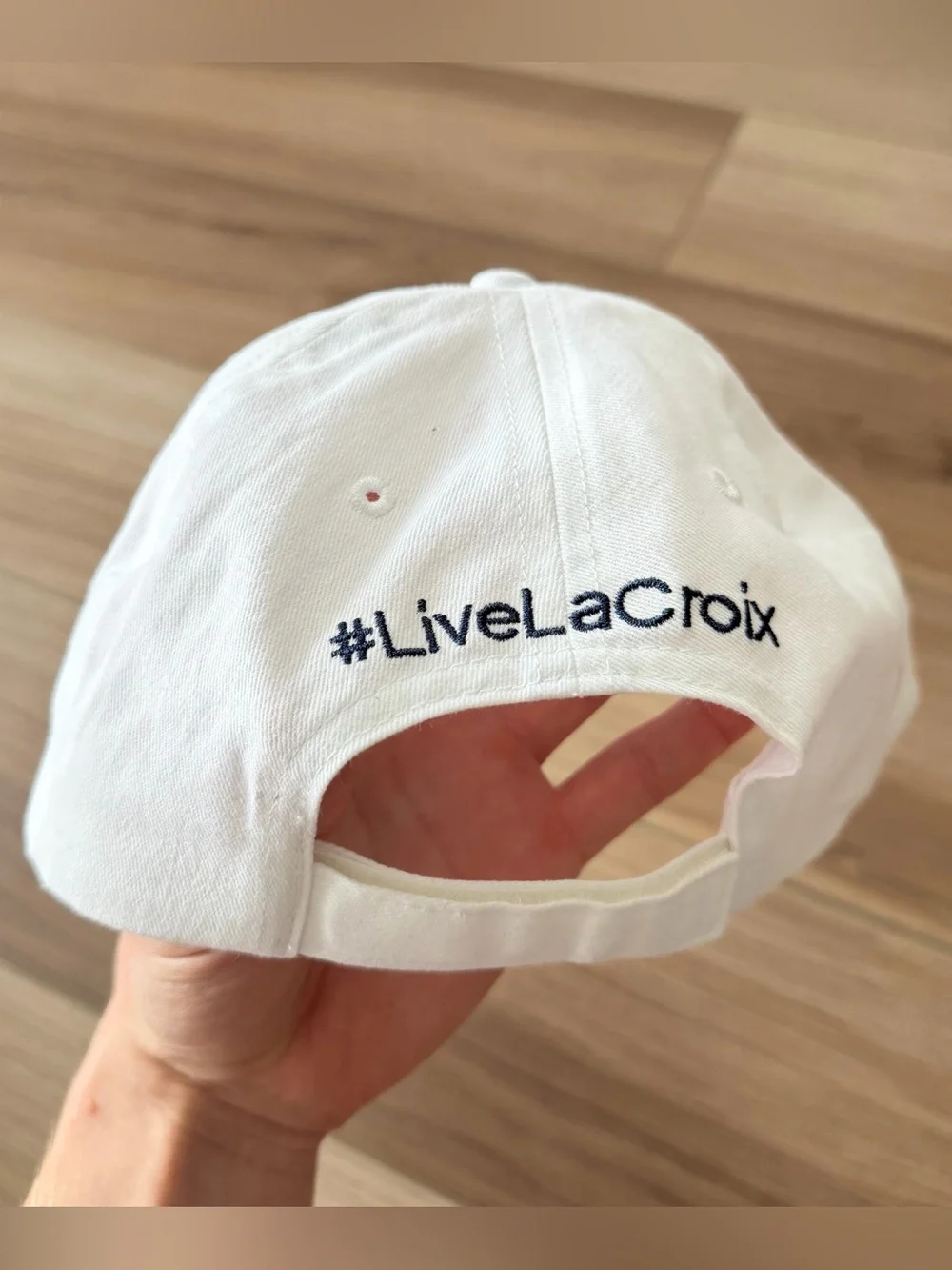 La Croix Seltzer Water White Baseball Cap